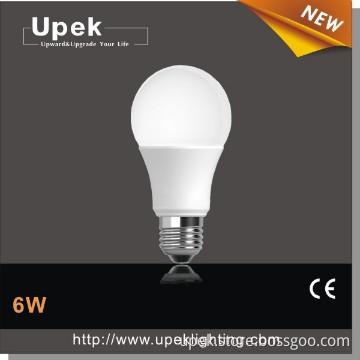 incandescent light bulb replaced by E27 led bulb 6w